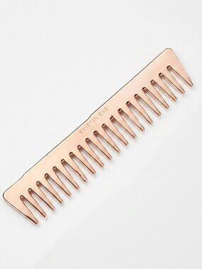 NWT KRISTIN ESS Rose Gold Wide Tooth Detangling Comb